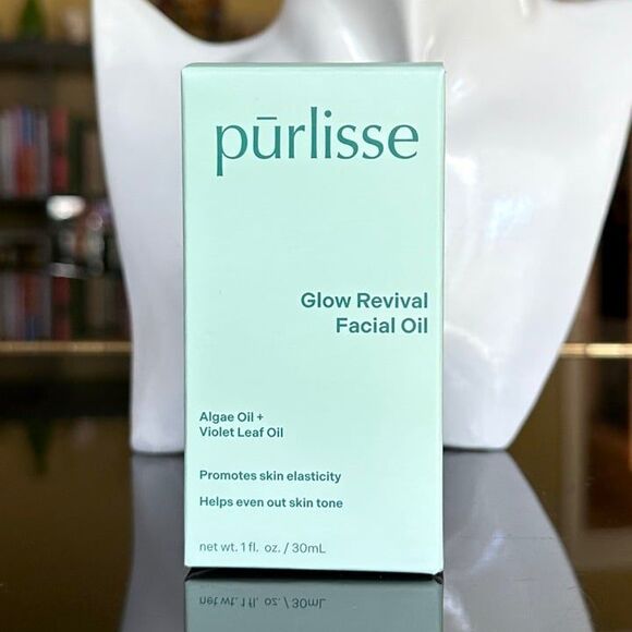 NIB Pur-lisse Glow Revival Facial Oil Lightweight Hydrates Calms Brightens Skin - Picture 5 of 12